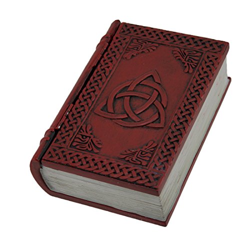 Algopix Similar Product 10 - Zeckos Dark Red Embossed Triquetra Book