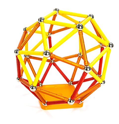 Jeu De Construction Magnétique Geomag Classic Color 255 - 120 Pièces - Barrettes Et Sphères