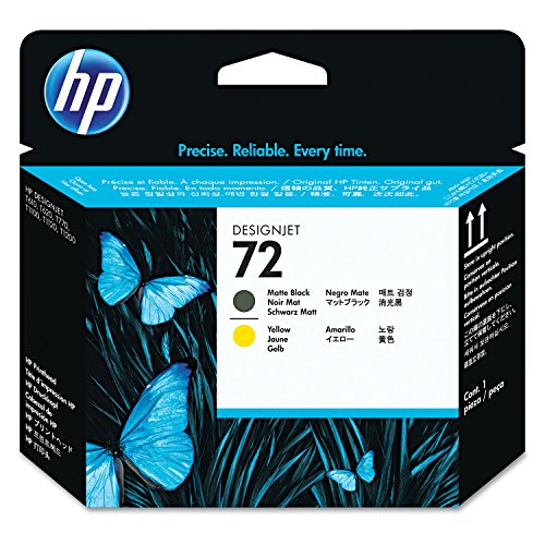 HEWC9384A - HP 72 Matte Black and Yellow Printhead