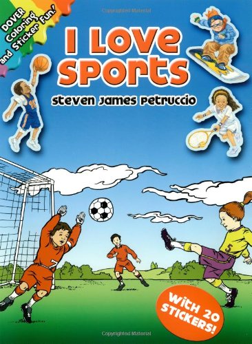 I Love Sports (Dover Coloring Books)