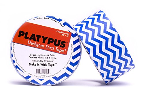Algopix Similar Product 11 - COBALT CHEVRON Platypus Designer Duct