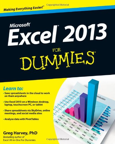 Excel 2013 For Dummies by Greg Harvey