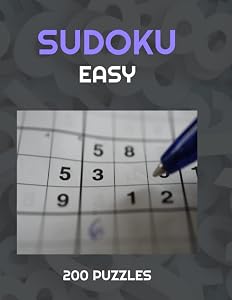 SUDOKU (Easy): Sudoku Puzzle Book for Adults with Easy Difficulty. 200 Puzzles! by Titan Global