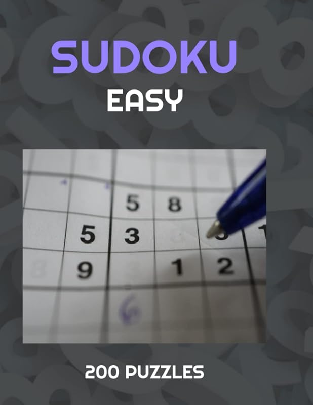 SUDOKU (Easy): Sudoku Puzzle Book for Adults with Easy Difficulty. 200 Puzzles! by Titan Global