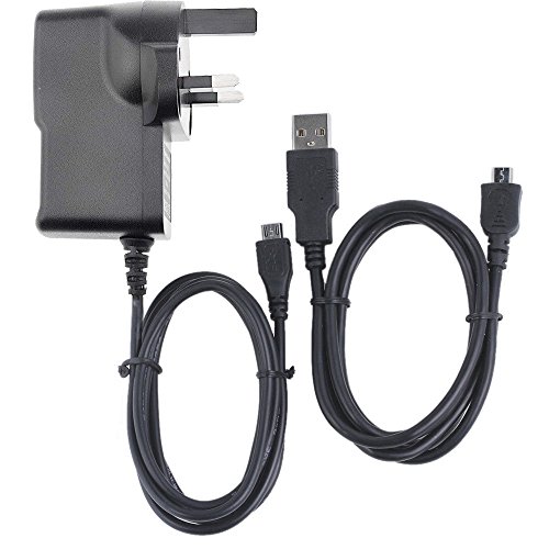 AC adaptador de cargador de pared + cable de datos USB para Sony Cybershot DSC-HX90 V DSC-WX500 Cámara