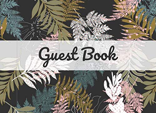 Guest Book: Colorful Leaf Cover design. Special Event Sign in Template. Keep Your Endless Memories Forever. by Bernard P. Davis