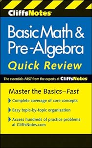 CliffsNotes Basic Math & Pre-Algebra Quick Review, 2nd Edition (Cliffs Quick Review)