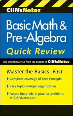 CliffsNotes Basic Math & Pre-Algebra Quick Review, 2nd Edition (Cliffs Quick Review)