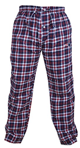 Mens Athletic Football Patriots Plaid Pajama Sleeping Pants