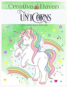 Creative Haven unicorn Coloring Book for kids: Easy unicorn Coloring Book for kids (Creative Haven Coloring Books)