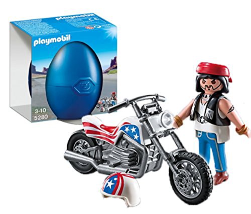 PLAYMOBIL Biker with Motorcycle Playset