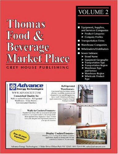 Thomas Equipment & Supply Companies, Transportation, Warehouses and Wholesalers (Food & Beverage Market Place: V.2 Equipments, Suppliers, & Services) by Grey House Publishing