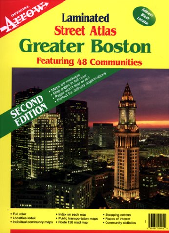 Greater Boston Atlas (Laminated) by Inc. Arrow Map