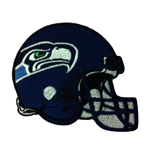 1 X Seattle Seahawks Helmet Logo Embroidered Iron Patches