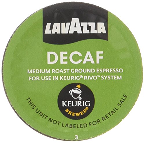 Lavazza Decaf, Espresso Packs for Keurig Rivo Systems(4.76 oz)(Pack of 4)