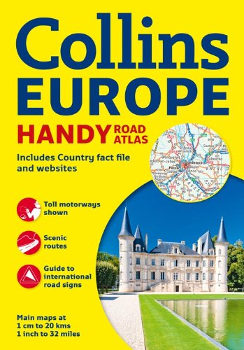 Handy Road Atlas of Europe by Collins UK