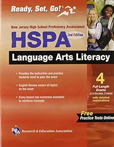 New Jersey HSPA Language Arts Literacy with Online Practice Tests by The Editors of REA