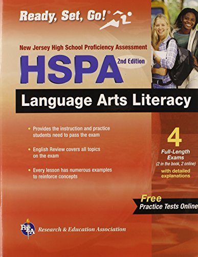 New Jersey HSPA Language Arts Literacy with Online Practice Tests by The Editors of REA