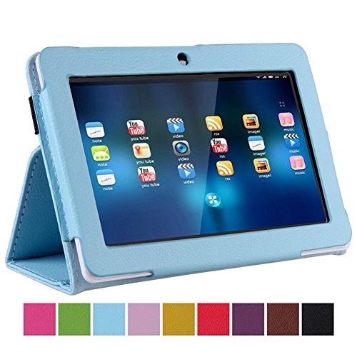 NSSTAR PU leather Slim 7 inch tablet Folio Protective Cover Case with Stand for 7