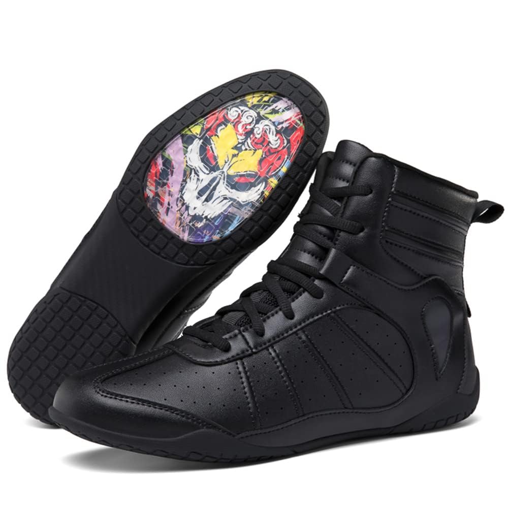 Mens Womens Boxing Boots Fashion Boxers Fitness Sneakers Breathable Sparring Trainers Mesh Wrestling Athletic Shoes_vogvips.com