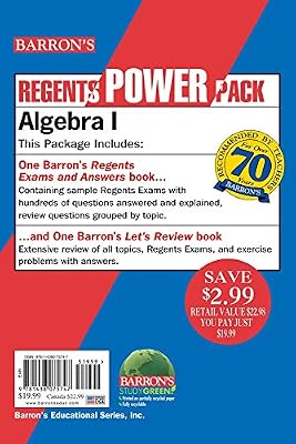 Algebra I Power Pack