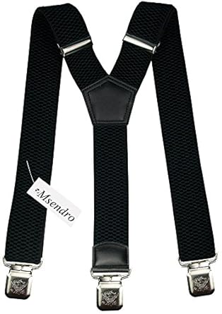Hosenträger für Herren breit extra starken 4 cm mit 3er Clips Y-Form ...