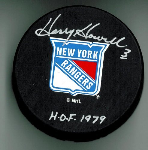 Algopix Similar Product 5 - Harry Howell Autographed Rangers Puck
