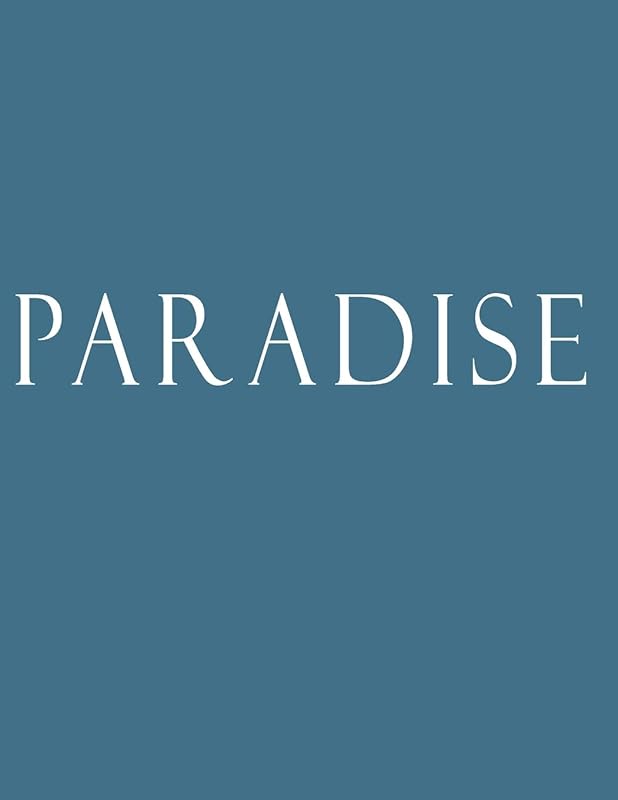 Paradise: Decorative Book to Stack Together on Coffee Tables, Bookshelves and Interior Design | Add Bookish Charm Decor to Your Home | Stack Deco ... Your unique Fashion Design style | Paradise by Bookish Charm Decor