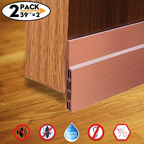 Algopix Similar Product 6 - 2 Pack Weather Stripping Doors Bottom