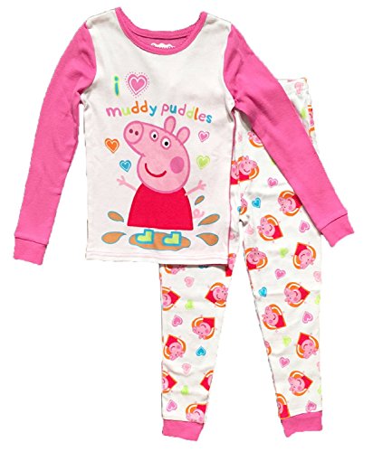 Peppa Pig Toddler Little Girls Cotton Pajama Set