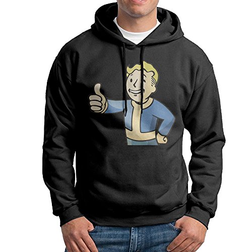 Fallout 4 Fashion Mens Hoodie Sweatshirts Black