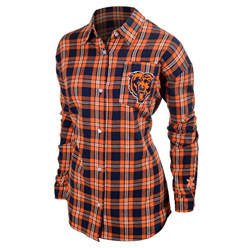 NFL Football 2015 Womens Wordmark Basic Flannel Shirt - Pick Team