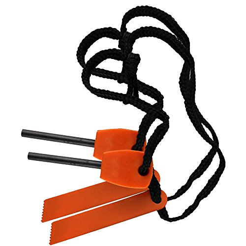 MeanHoo Survival Tool Tooth Scraper Lighter Magnesium Flint Stone Fire Starter Camping Maker Lighter Kit