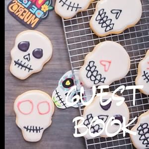 Guest Book: Sugar Skull Theme Guest Signing Book Includes Gift Tracker and Picture Pages For a Lasting Keepsake (Sugar Skull Guest Books) by Skully
