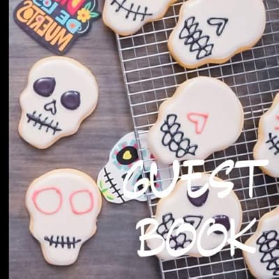 Guest Book: Sugar Skull Theme Guest Signing Book Includes Gift Tracker and Picture Pages For a Lasting Keepsake (Sugar Skull Guest Books)