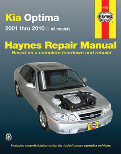 KIA Optima 2001-2010 Repair Manual (Haynes Repair Manual) by Haynes