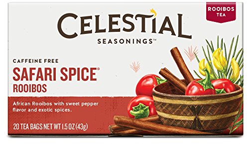 Celestial Seasonings Safari Spice Rooibos Tea, 20 Count (Pack of 6)
