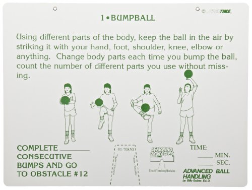 

Sportime Learning Obstacle Circuit Teaching Modules - Advanced Ball Handling Skills - 18 x 24 inches - Set of 12
