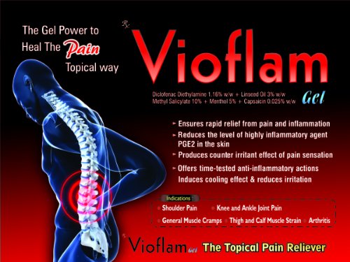 Vioflam Instant Pain Relief Gel (Pack of 2)