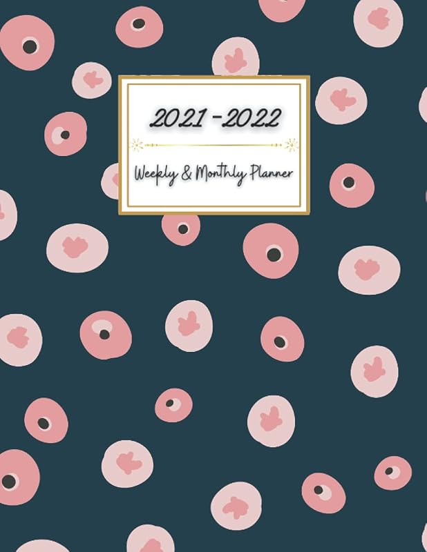 2021-2022 Planner - Weekly & Monthly Planner 2021-2022 - Sep 2021 - Jul 2022, 8.5" x 11" (Paperland Bloom Planners) by Paperland Bloom