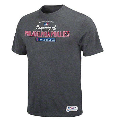 Philadelphia Phillies 2012 Authentic Collection Property Of Pro Carbon Heather T-Shirt