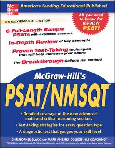 McGraw-Hill's PSAT/NMSQT (Mcgraw-Hill Education PSAT/NMSQT) by Christopher Black