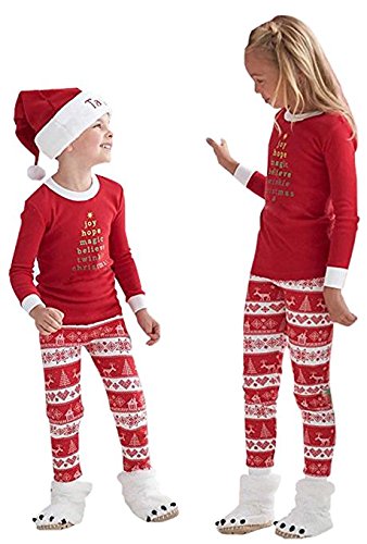Cinder-Ella Christmas Kids Mom Dad Two Piece Fashion Family Pajama Set Sleepwear