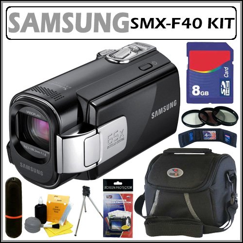 Samsung SMXF40 Memory Card Digital Camcorder with 52x Optical Zoom in