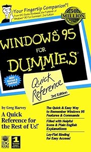 Windows 95 For Dummies: Quick Reference