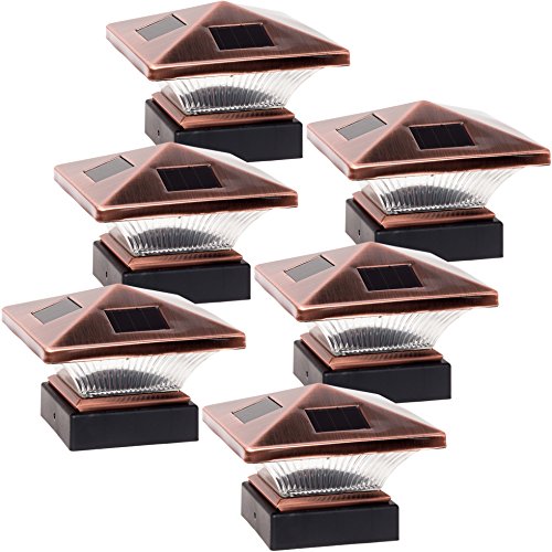 Algopix Similar Product 9 - 6 Pack Greenlighting Siena Solar Post