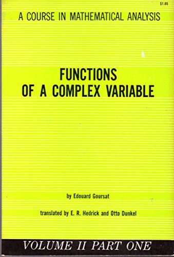 Algopix Similar Product 3 - A course in mathematical analysis,