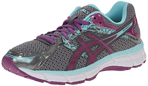ASICS Women's Gel-excite 3 Running Shoe, Charcoal/Grape/Aqua Splash, 8.5 M US