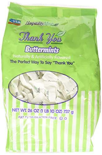 Hospitality Mints Thank You Buttermints Candies, 26 oz Bag