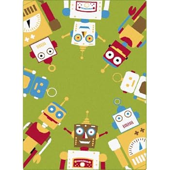 universal rugs 775520 kids area rug, 2-feet 7-inch by 4-feet 1